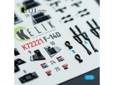 Grumman F-14 D Super Tomcat - Interior 3d Decals (For Academy Kits) - image 5