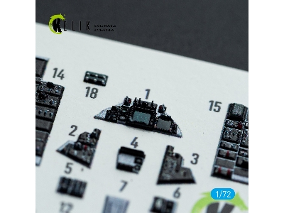 Grumman F-14 D Super Tomcat - Interior 3d Decals (For Academy Kits) - image 6