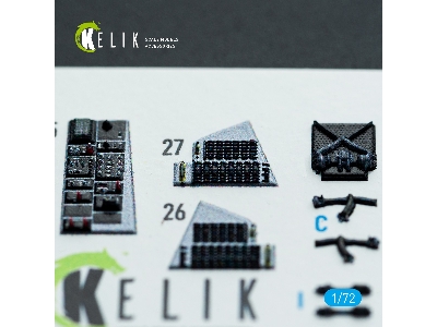 Grumman F-14 D Super Tomcat - Interior 3d Decals (For Academy Kits) - image 7