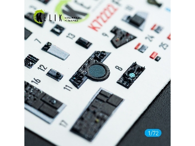 Grumman F-14 A Tomcat - Interior 3d Decals (For Academy Kits) - image 3