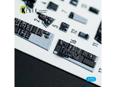 Grumman F-14 A Tomcat - Interior 3d Decals (For Academy Kits) - image 4