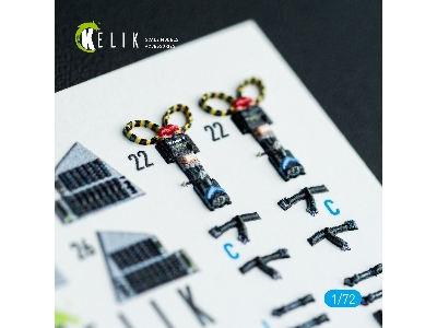 Grumman F-14 A Tomcat - Interior 3d Decals (For Academy Kits) - image 5