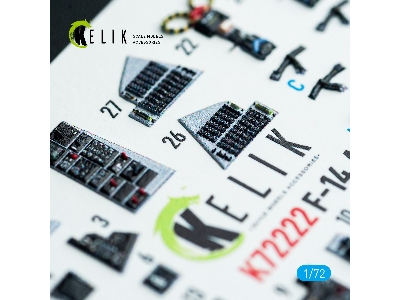 Grumman F-14 A Tomcat - Interior 3d Decals (For Academy Kits) - image 6