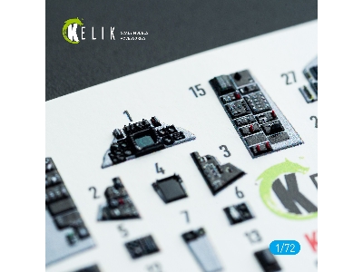 Grumman F-14 B Tomcat - Interior 3d Decals (For Academy Kits) - image 4