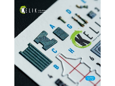 Mcdonnell Douglas Av-8 A Harrier (Early) - Interior 3d-decals (For Italeri Kits) - image 1