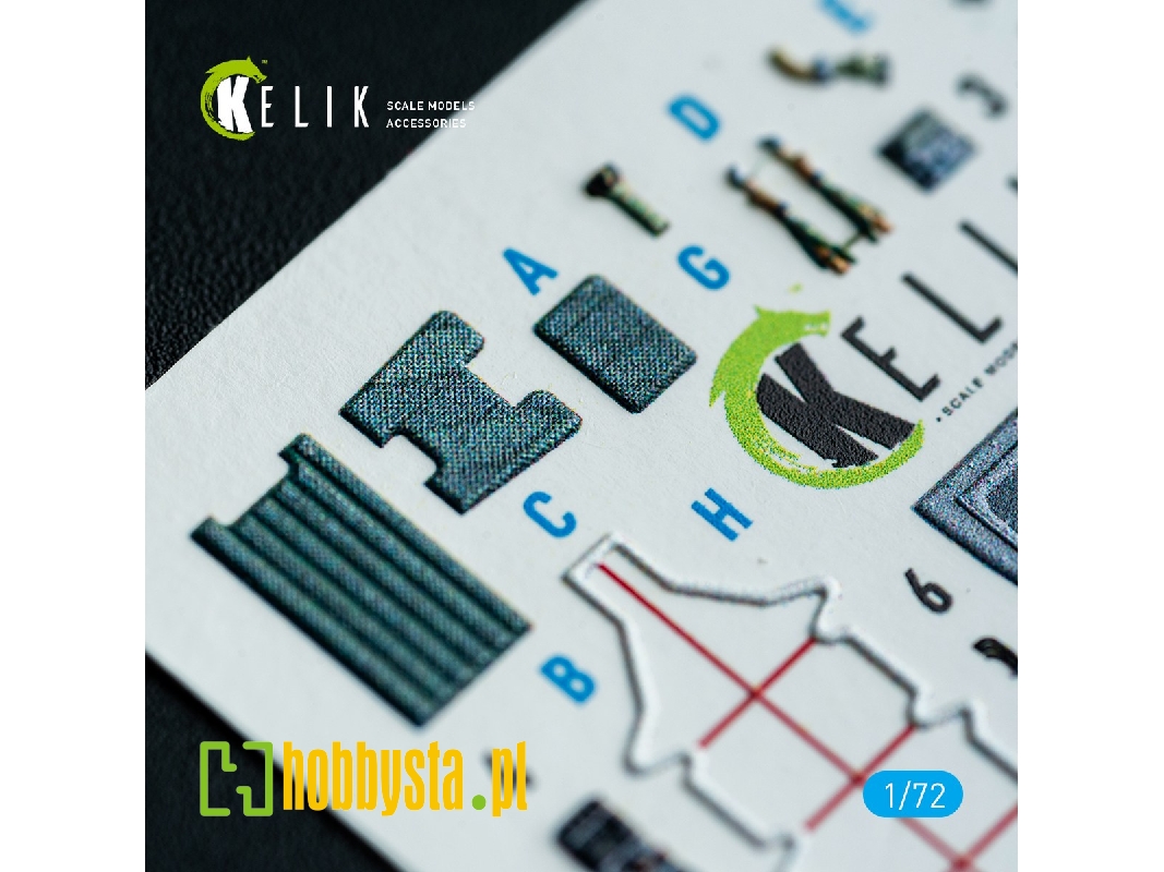 Mcdonnell Douglas Av-8 A Harrier (Early) - Interior 3d-decals (For Italeri Kits) - image 1
