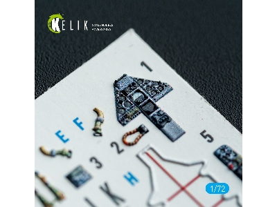 Mcdonnell Douglas Av-8 A Harrier (Early) - Interior 3d-decals (For Italeri Kits) - image 2