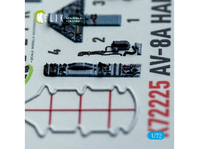 Mcdonnell Douglas Av-8 A Harrier (Late) - Interior 3d-decals (For Italeri Kits) - image 5