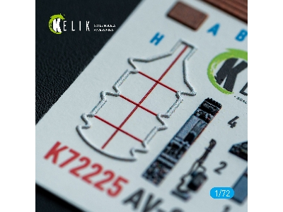 Mcdonnell Douglas Av-8 A Harrier (Late) - Interior 3d-decals (For Italeri Kits) - image 6