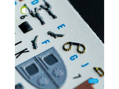 Mcdonnell Douglas Av-8 A Harrier (Late) - Interior 3d-decals (For Italeri Kits) - image 7