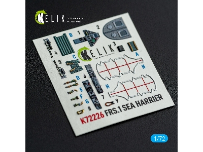 Bae Sea Harrier Frs.1 - Interior 3d-decals (For Italeri Kits) - image 1