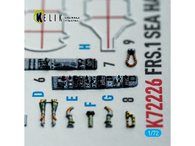 Bae Sea Harrier Frs.1 - Interior 3d-decals (For Italeri Kits) - image 6