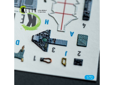 Bae Harrier Gr.3 (Late) - Interior 3d-decals (For Italeri Kits) - image 7
