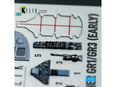 Bae Harrier Gr.1 / Gr.3 (Early) - Interior 3d-decals (For Italeri Kits) - image 4