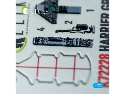 Bae Harrier Gr.1 / Gr.3 (Early) - Interior 3d-decals (For Italeri Kits) - image 5