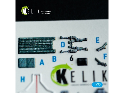 Bae Harrier Gr.1 / Gr.3 (Early) - Interior 3d-decals (For Italeri Kits) - image 6