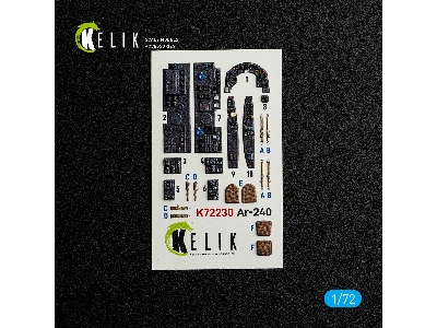 Arado Ar-240 - Interior 3d-decals (For Revell Kits) - image 2