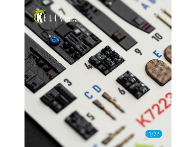 Arado Ar-240 - Interior 3d-decals (For Revell Kits) - image 6