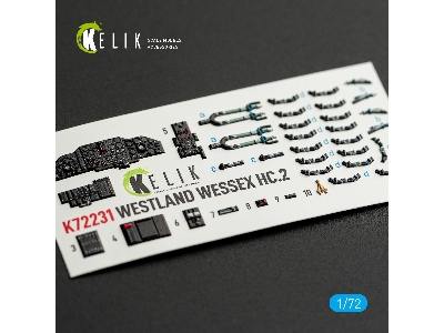 Westland Wessex Hc.2 - Interior 3d-decals (For Airfix Kits) - image 1