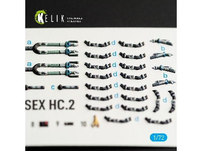 Westland Wessex Hc.2 - Interior 3d-decals (For Airfix Kits) - image 3