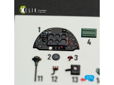 Supermarine Spitfire Pr A/B/E Types - Interior 3d-decals (For Ibg Kits) - image 3