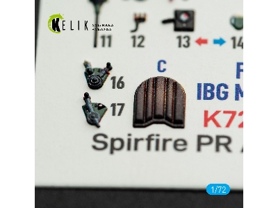 Supermarine Spitfire Pr A/B/E Types - Interior 3d-decals (For Ibg Kits) - image 4