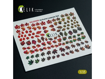 Autumn Leaves Set No.1 - Decal For Dioramas - image 1