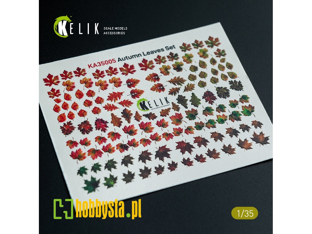 Autumn Leaves Set No.1 - Decal For Dioramas - image 1