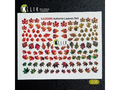 Autumn Leaves Set No.1 - Decal For Dioramas - image 2