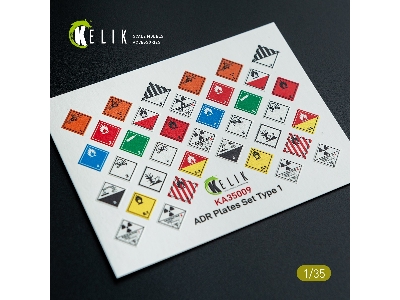 Adr Plates Set Type 1 - Decal For Models - image 1