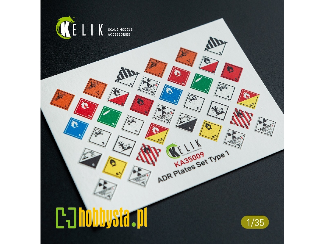 Adr Plates Set Type 1 - Decal For Models - image 1