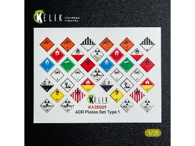 Adr Plates Set Type 1 - Decal For Models - image 2