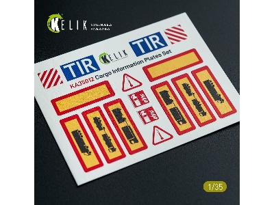 Cargo Information Plates Set No.1 - Decal For Models - image 1