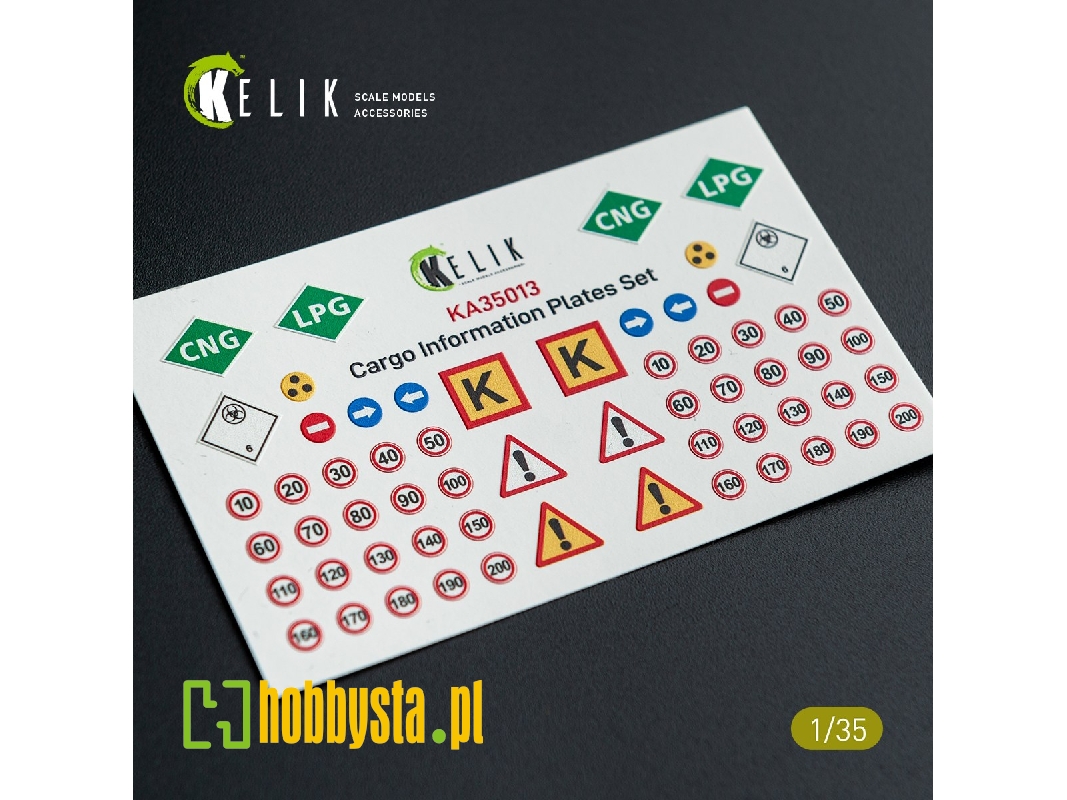 Cargo Information Plates Set No.2 - Decal For Models - image 1