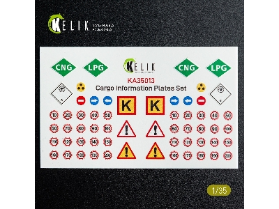 Cargo Information Plates Set No.2 - Decal For Models - image 2