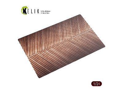 Wooden Bridge (Ostland Bridge 1943) Base - Acrylic (3 X 280 X 180 Mm / 170 G) - image 1