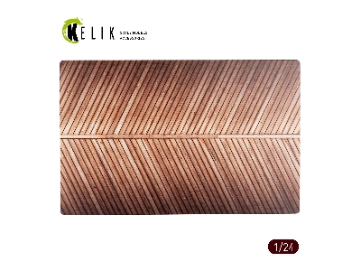 Wooden Bridge (Ostland Bridge 1943) Base - Acrylic (3 X 280 X 180 Mm / 170 G) - image 2