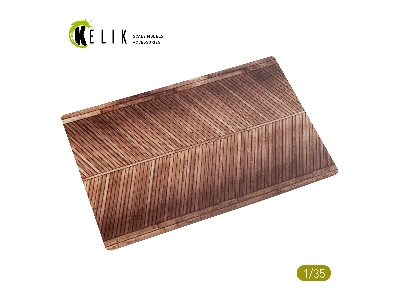 Wooden Bridge (Ostland Bridge 1943) Base - Acrylic (3 X 280 X 180 Mm / 170 G) - image 1