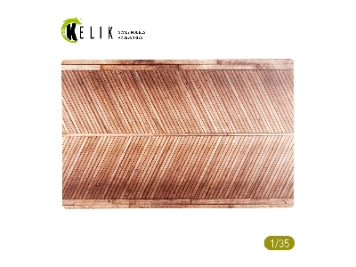 Wooden Bridge (Ostland Bridge 1943) Base - Acrylic (3 X 280 X 180 Mm / 170 G) - image 2