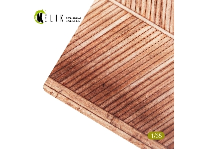 Wooden Bridge (Ostland Bridge 1943) Base - Acrylic (3 X 280 X 180 Mm / 170 G) - image 3