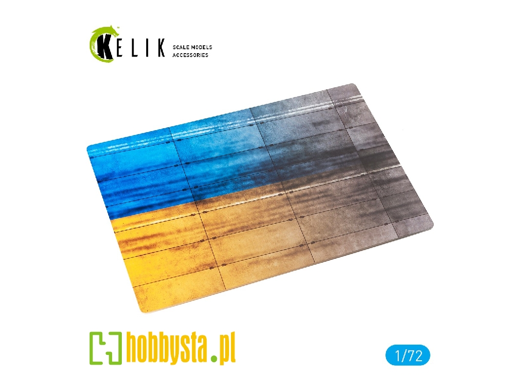 Concrete Plates With Ukrainian Flag - Acrylic (3 X 280 X 180 Mm / 170 G) - image 1