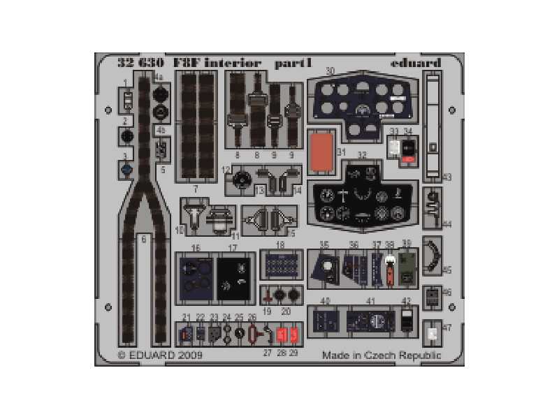 F8F interior S. A. 1/32 - Trumpeter - image 1