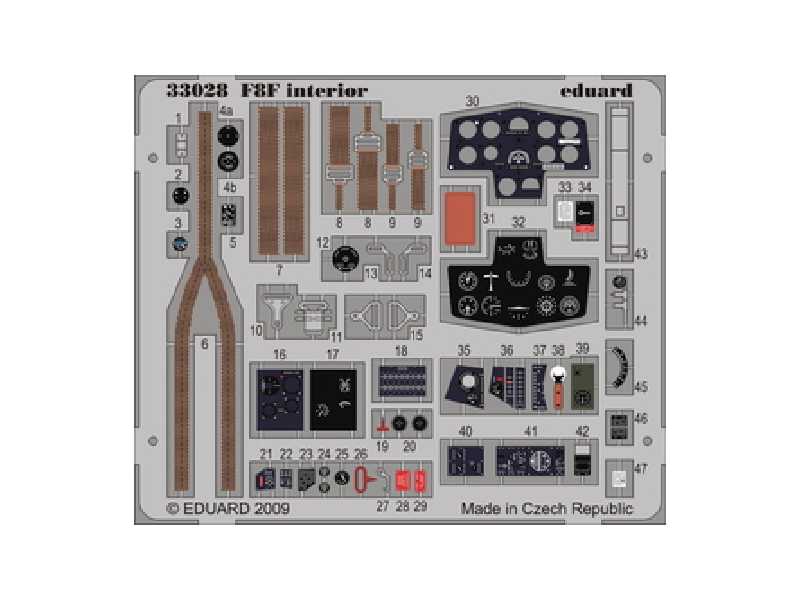 F8F interior S. A. 1/32 - Trumpeter - image 1