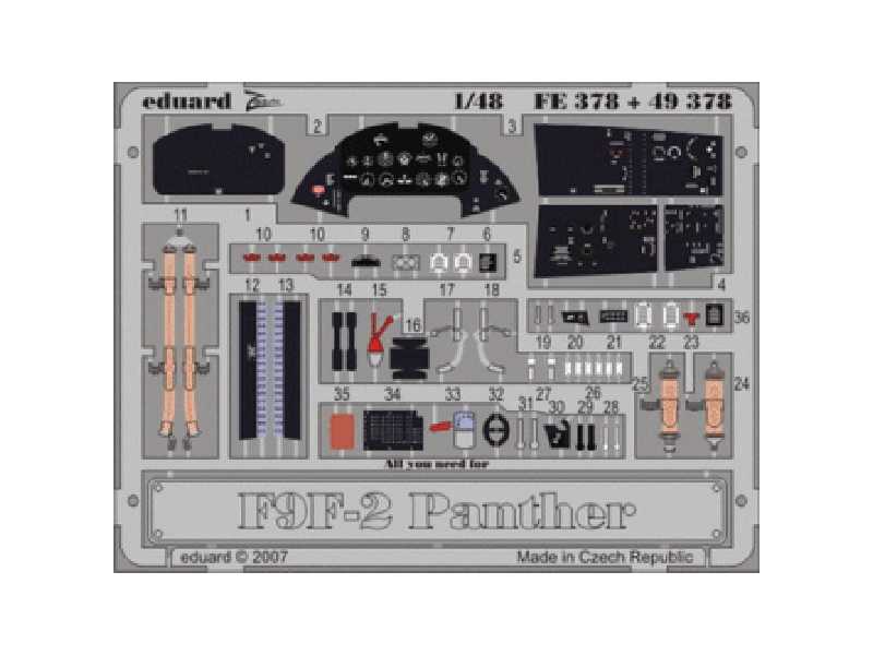 F9F-2 interior S. A. 1/48 - Trumpeter - - image 1