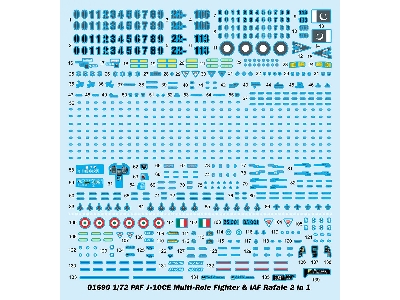 Paf J-10ce Multi-role Fighter & Iaf Rafale 2 In 1 - image 13