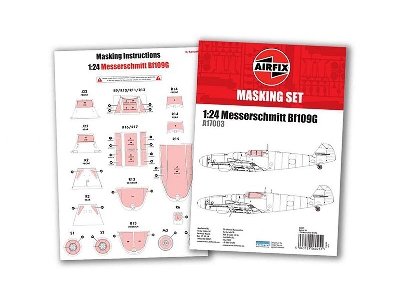Messerschmitt Bf-109 G-5 / G-6 - Masking Set (For Airfix 17003 Kits) - image 1