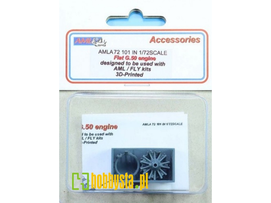 Fiat G.50 - Engine (3d-printed / For Aml And Fly Kits) - image 1