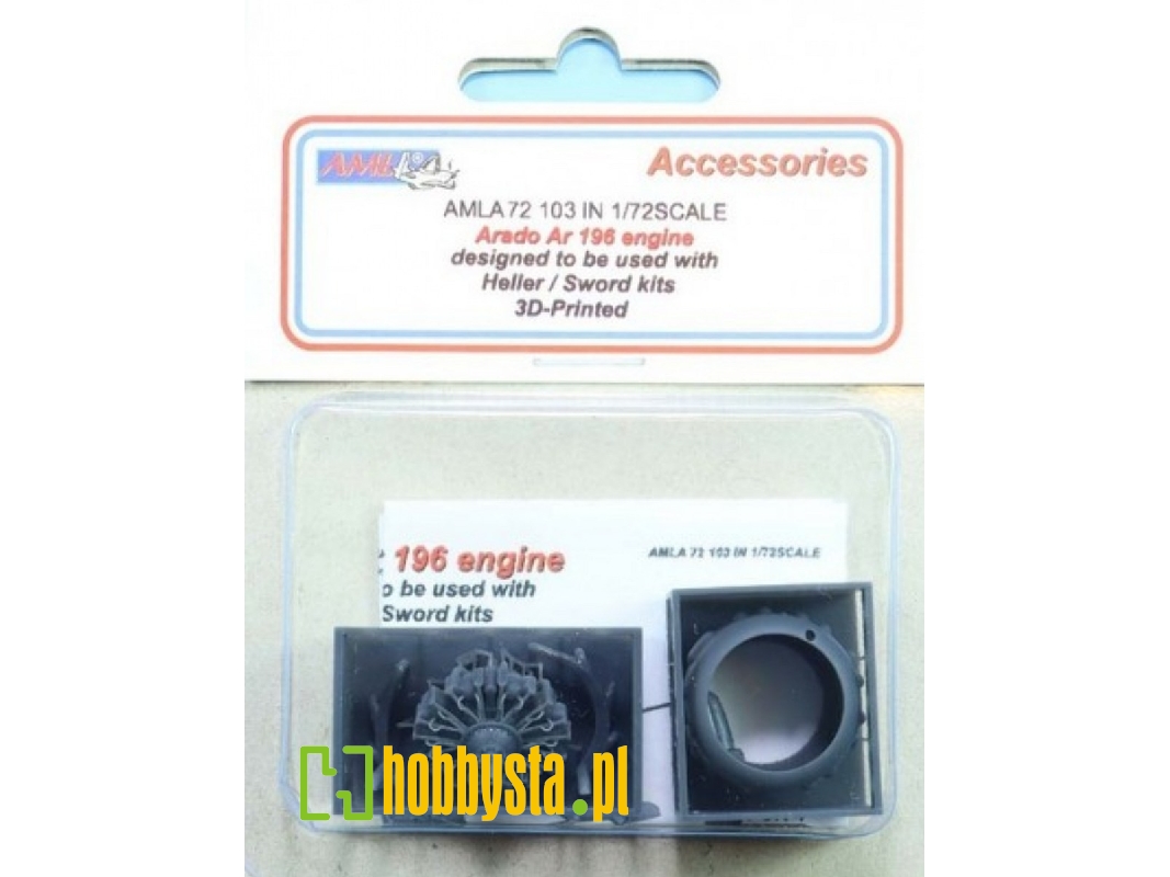 Arado Ar 196 - Engine (3d-printed / For Heller And Sword Kits) - image 1