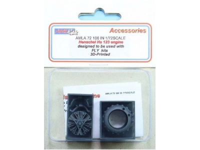 Henschel Hs 123 - Engine (3d-printed / For Fly Kits) - image 1