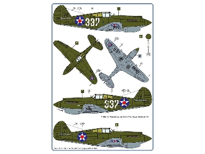 Curtiss P-40 B Over Pearl Harbor (2 Schemes) - image 2